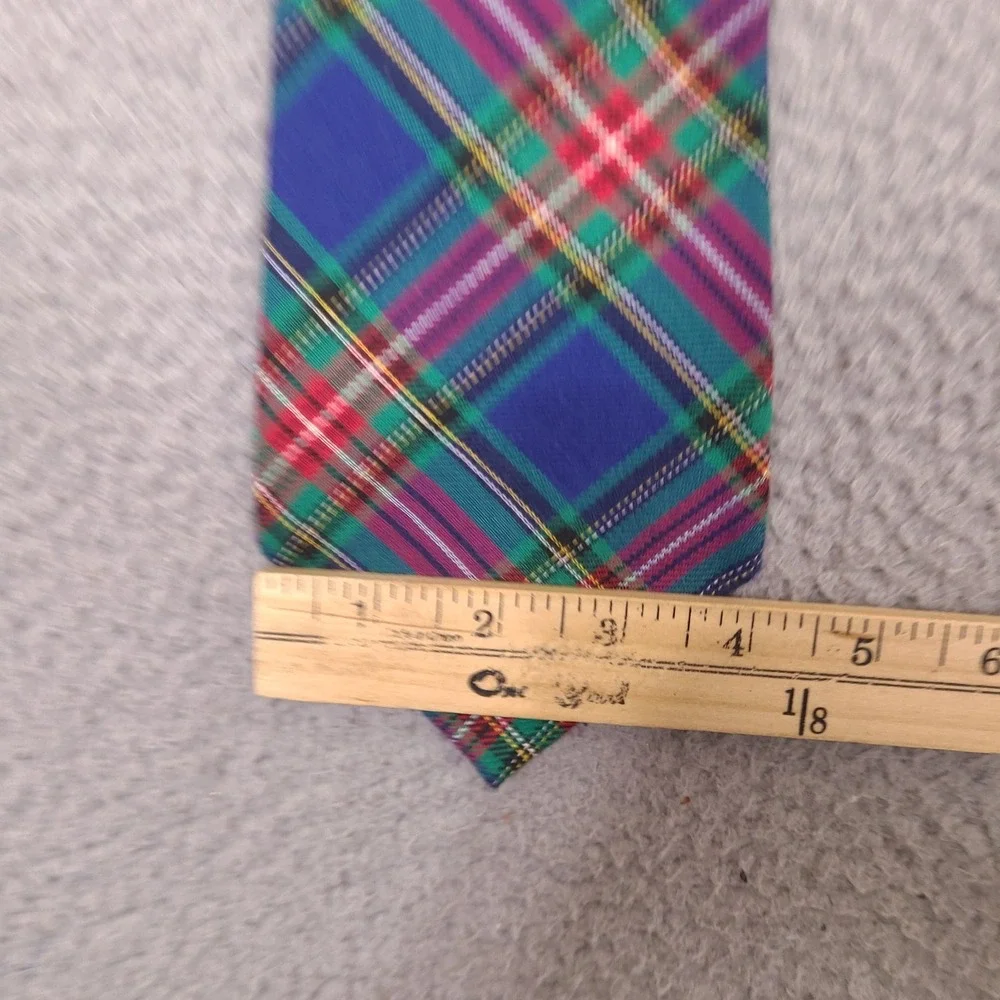 Vintage‎ Gap Necktie Tie Men's Tartan Plaid Made in USA Cotton